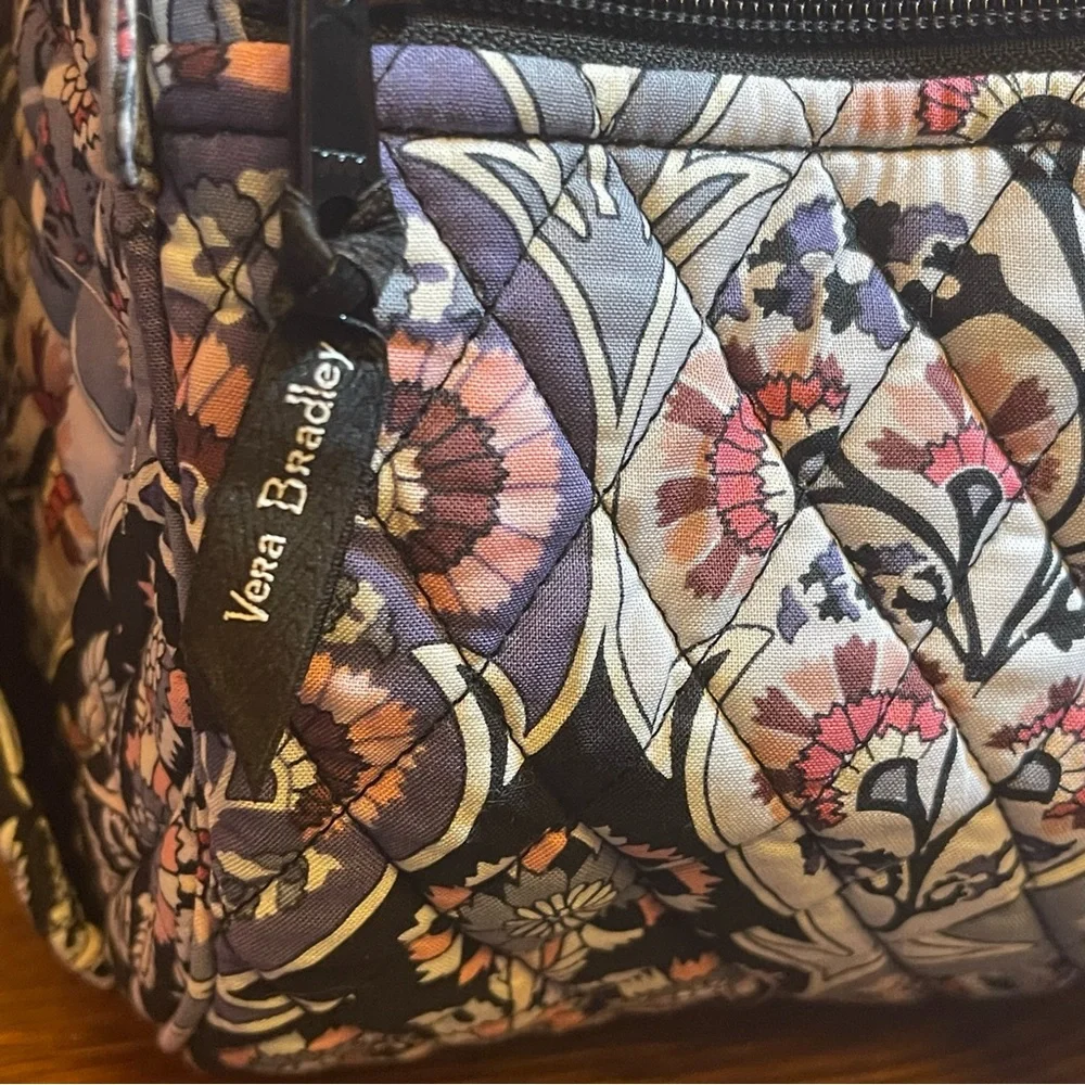 Vera Bradley Ornate Blooms Floral Large Traveler Duffel Bag Tote NWT New - Picture 4 of 13